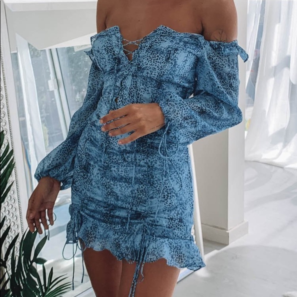 spring break mini dress tie lace
